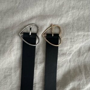 Vintage Brandy Melville Heart Buckle Belts (2)